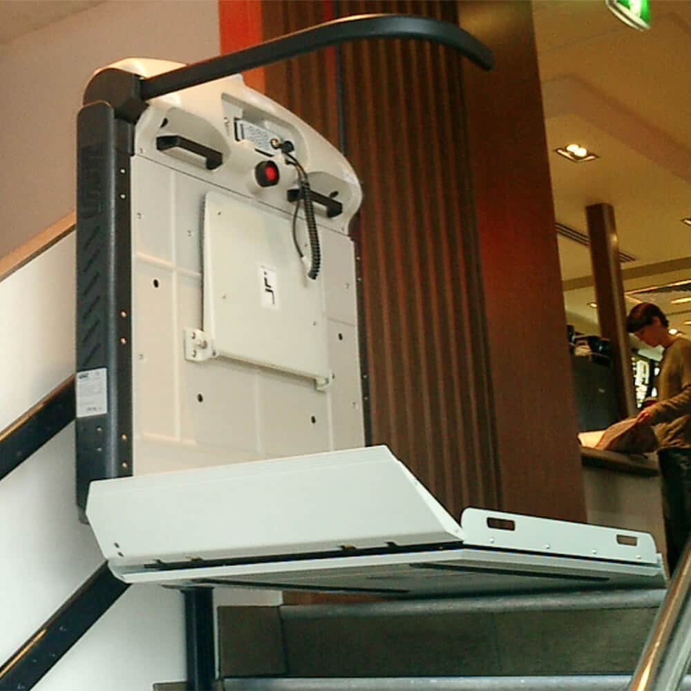 plataforma salvaescaleras escaleras tramo curvo vimec v65